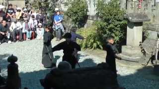 2014　会津新選組まつり　斎藤一忌　 無外流居合兵道　墓前奉納　mugairyu-iaido　会津若松市七日町　00143