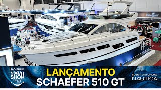 Lançamento Schaefer 510 GT com teto rígido no fly | São Paulo Boat Show 2024 | NÁUTICA