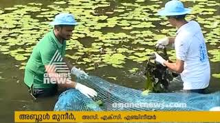 Clean Rivers Initiative |SSM Polytechnic students clean  wastes from Tirur River