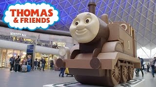 Giant Chocolate Thomas Heads To Kings Cross Station, London | Thomas & Friends UK