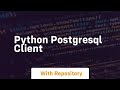 python postgresql client