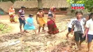 Poor Condition of Road In Olas Village of Jagatsinghpur