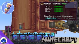 How to make Steam Engines in Create - Minecraft: Create Mod