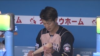 【プロ野球パ】早すぎるぞ西川！初球を引っ叩く第2号先頭打者HR 2015/05/02 M-F