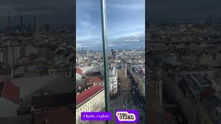 Cosa vedere a Vienna terrazza panoramica dall acquario Wien Austria #wien #skyline #panoramicview