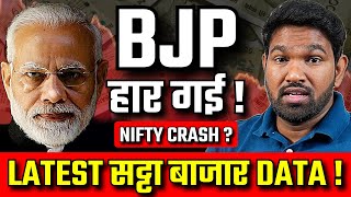 NIFTY CRASH if BJP Losing Election ? | CALL or PUT Option ? | Phalodi Satta Bazar | Investographer