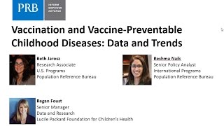 PRB Webinar: Vaccination and Vaccine Preventable Childhood Diseases