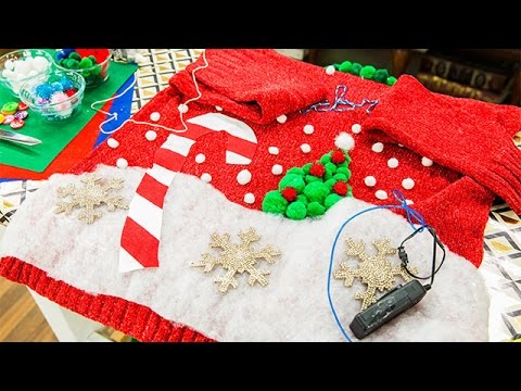 How To - DIY Light Up Ugly Christmas Sweaters โ Home & Family How To - DIY Light Up Ugly Christmas Sweaters โ Home & Family