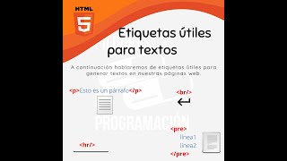 Etiquetas p, hr, br y pre en HTML