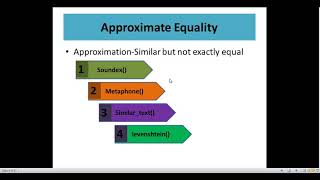 PHP Comparing string, Approximate equality Soundex(), manipulating and searching a strings