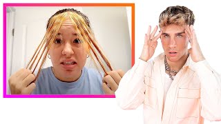 Hairdresser Reacts to People Bleaching Their Hair for the First Time
