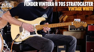 No Talking...Just Tones | Fender Vintera II 70s Stratocaster | Maple - Vintage White