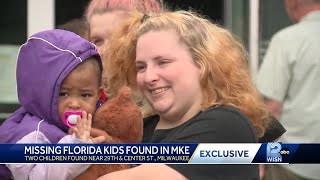 EXCLUSIVE: Two missing children from Florida found in Wisconsin reunited with family, suspects ar...