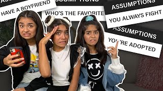 Answering Your Assumptions About Us *SHOCKING* | GEM Sisters