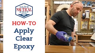 How to apply clear West System epoxy to your wood countertop