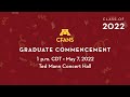 CFANS 2022 Graduate Commencement Ceremony