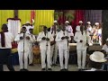 Armee du salut. Anciens de nzoko chantent à la gloire de DIEU pour la retraite de la Major  Mayamba