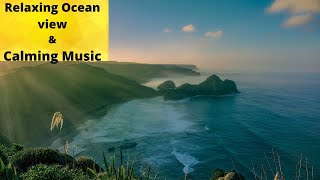 1 hour of gentle calming music  and  relaxing Ocean view