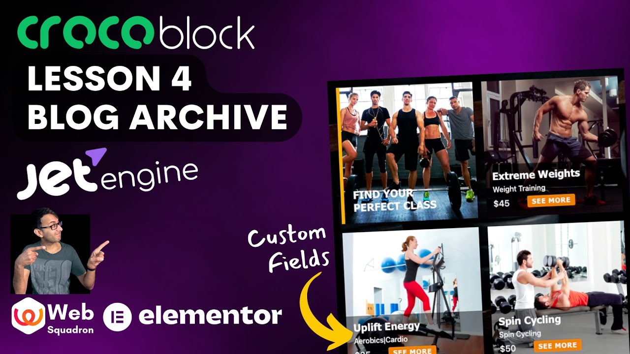 Crocoblock Lesson 4 Blog Archive With Jetengine Custom Fields