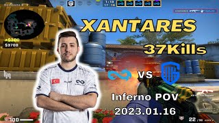 XANTARES 37Kills vs Genk (Inferno) @ EPL S17 Conference EU / Jan 16, 2023 / CSGO POV