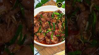 Makan cooking 👉หัวใจไก่ผัดตะไคร้ (Hati ayam tumis dengan serai)