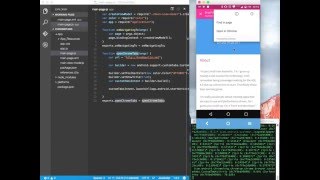 NativeScript Chrome Custom Tabs Tutorial