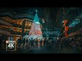 Christmas Lights Walk in Taipei City Hall 【台北市政府】| Taiwan Walking Tour 4K