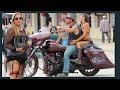 Bikers and Long Horns  Sturgis Motorcycle Rally  Bike Rally