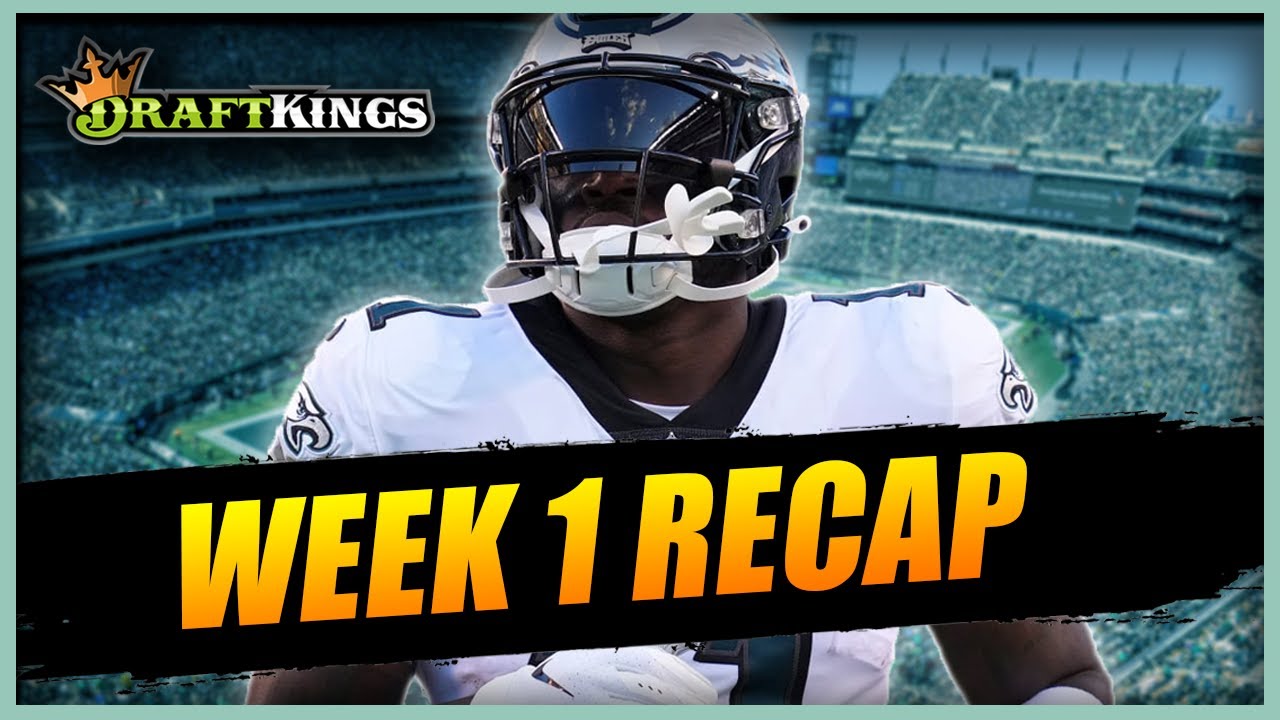 DRAFTKINGS NFL DFS Week 1 Fantasy Football Recap - YouTube