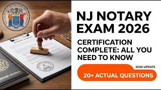 Pass the 2026 NJ Notary Exam with This Complete New Jersey Notary Public Certification Guide