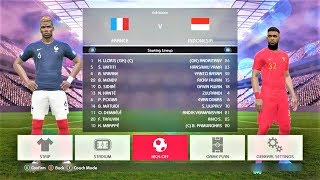 FRANCE VS INDONESIA (FRIENDLY MATCH) PES 2017 PC