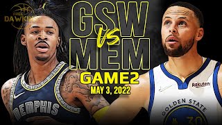 Golden State Warriors vs Memphis Grizzlies Game 2 Full Highlights | 2022 WCSF | FreeDawkins