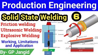 Solid State Welding | Friction Welding | Ultrasonic Welding |Explosive Welding #welding