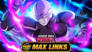 HE'S OK-ISH I GUESS, MAYBE LOL! LEVEL 10 LINKS 100% EZA AGL HIT! (DBZ: Dokkan Battle)