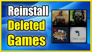 How to Reinstall Deleted PS5 Games & Download Game (Fast Tutorial)
