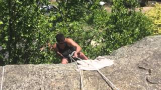 Abseiling at Wellington Dam Quarry in Collie