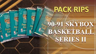 Let's Rip 10 Packs of 90-91 Skybox Basketball Series 2 and Get a Michael Jordan!