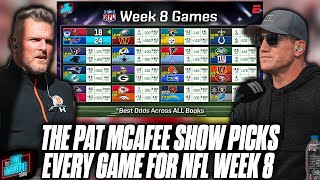 The Pat McAfee Show & Steve Smith Sr Pick & Predicts Every Game For NFL's 2023 Week 8