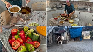 ÇEŞİT ÇEŞİT DOLMA YAPTIM✅ TAM KIVAMINDA MERCİMEK YEMEĞİ VLOG