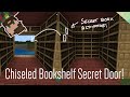 Minecraft Bedrock: Chiseled Bookshelf Hidden Doorway with Secret Book Activator!  (1.20)