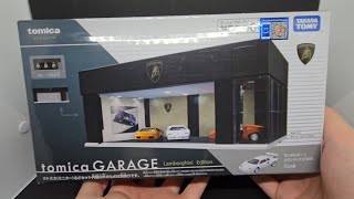 Tomica Premium Tomica Garage Lamborghini Edition Unboxing