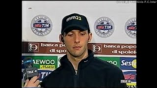 2000-01 (24a - 01-04-2001) Perugia-INTER 2-3 Intervista Materazzi - Tele+