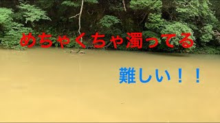 【バス釣り】雨上がりの濁りは強敵‼️濁りに勝てるか！？