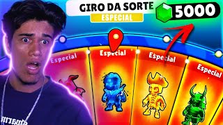 RECARREGUEI 5000 GEMAS PARA PEGAR SKIN SPECIAL NO STUMBLE GUYS!