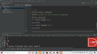 #8 Python String Methods : find, rfind, replace | Practical Concepts