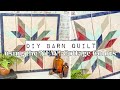 DIY Barn Quilt using the NEW! Cottage Colors - Distressed & Shabby Chic