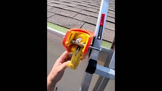 ladder safety with "Lock Jaw" Ladder Grip #lockjawladdergrip #lockjaw