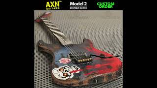 AXN Guitars the Holy Grail Headstock