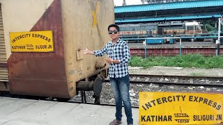 My First Vlog in 15720 Intercity express katihar to Siliguri please support me