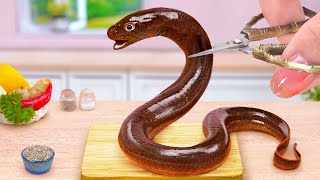 Best Seafood Japan Recipe 🐍 How To Cook Crispy Miniature Cheetos Fry Eel Fish 🏯 Tina Mini Cooking